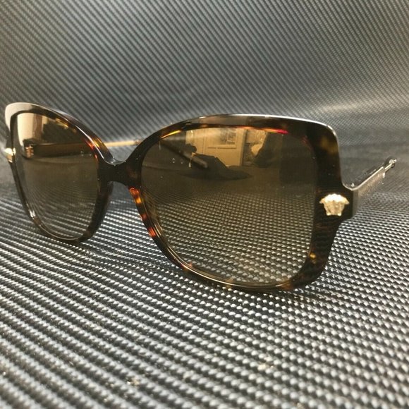 Versace Women\'s Havana Mirror Sunglasses!